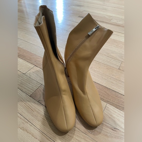 Zara Tan Heeled Boots - Picture 4 of 5